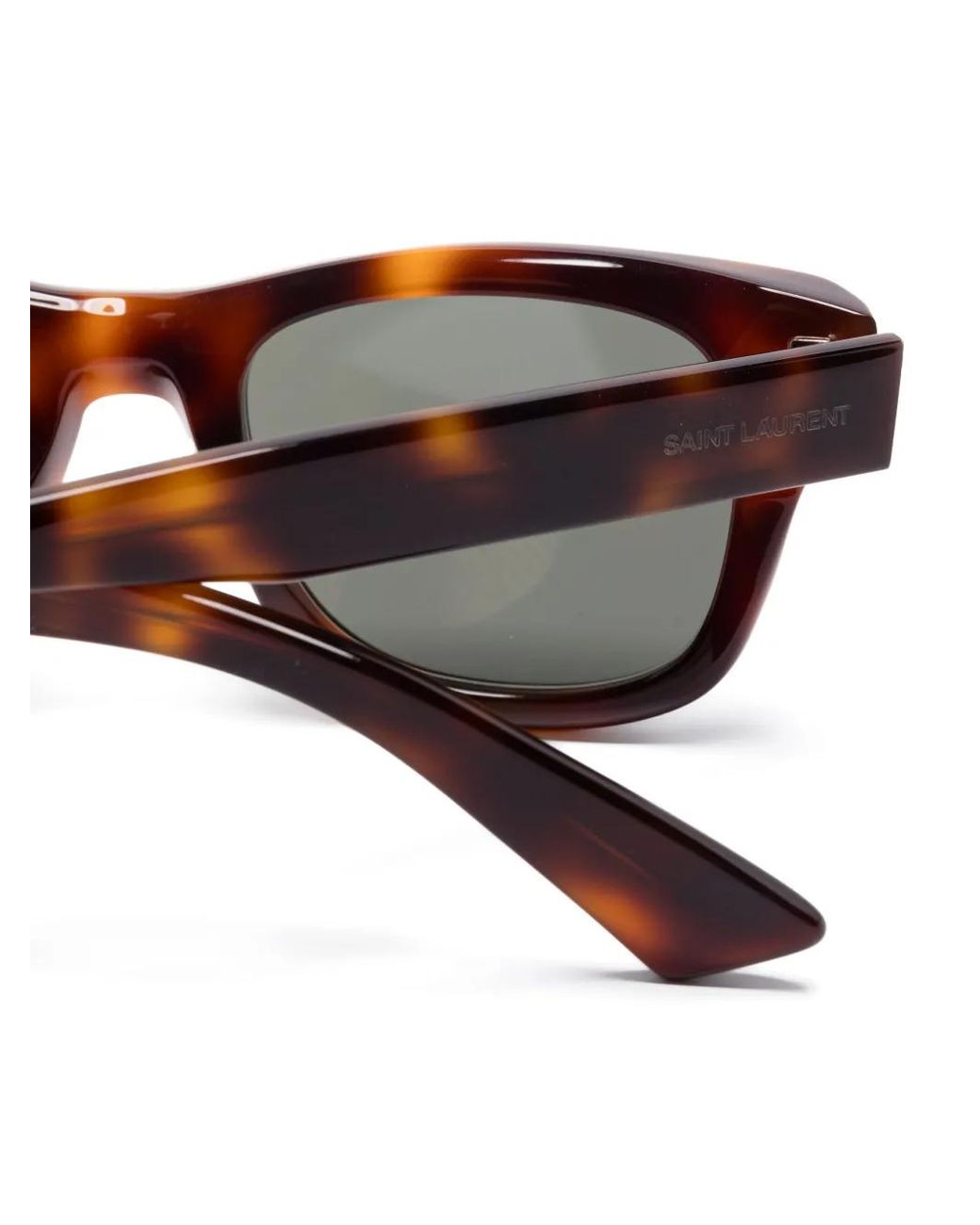 Saint Laurent Gray Square-Frame Sunglasses for men