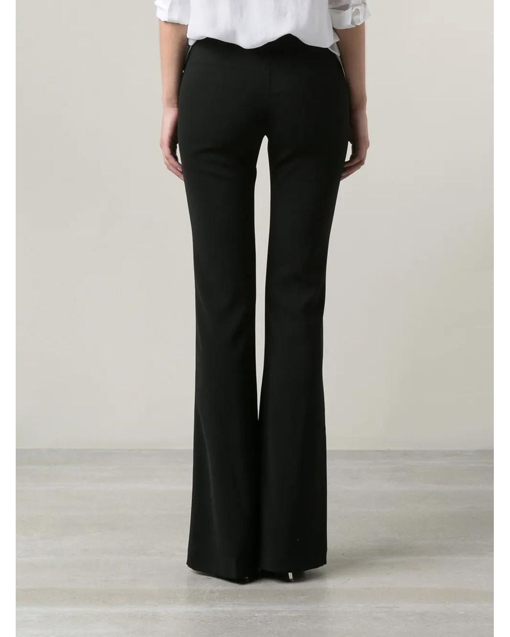 Avenue Montaigne Black Pull On Bell Trousers