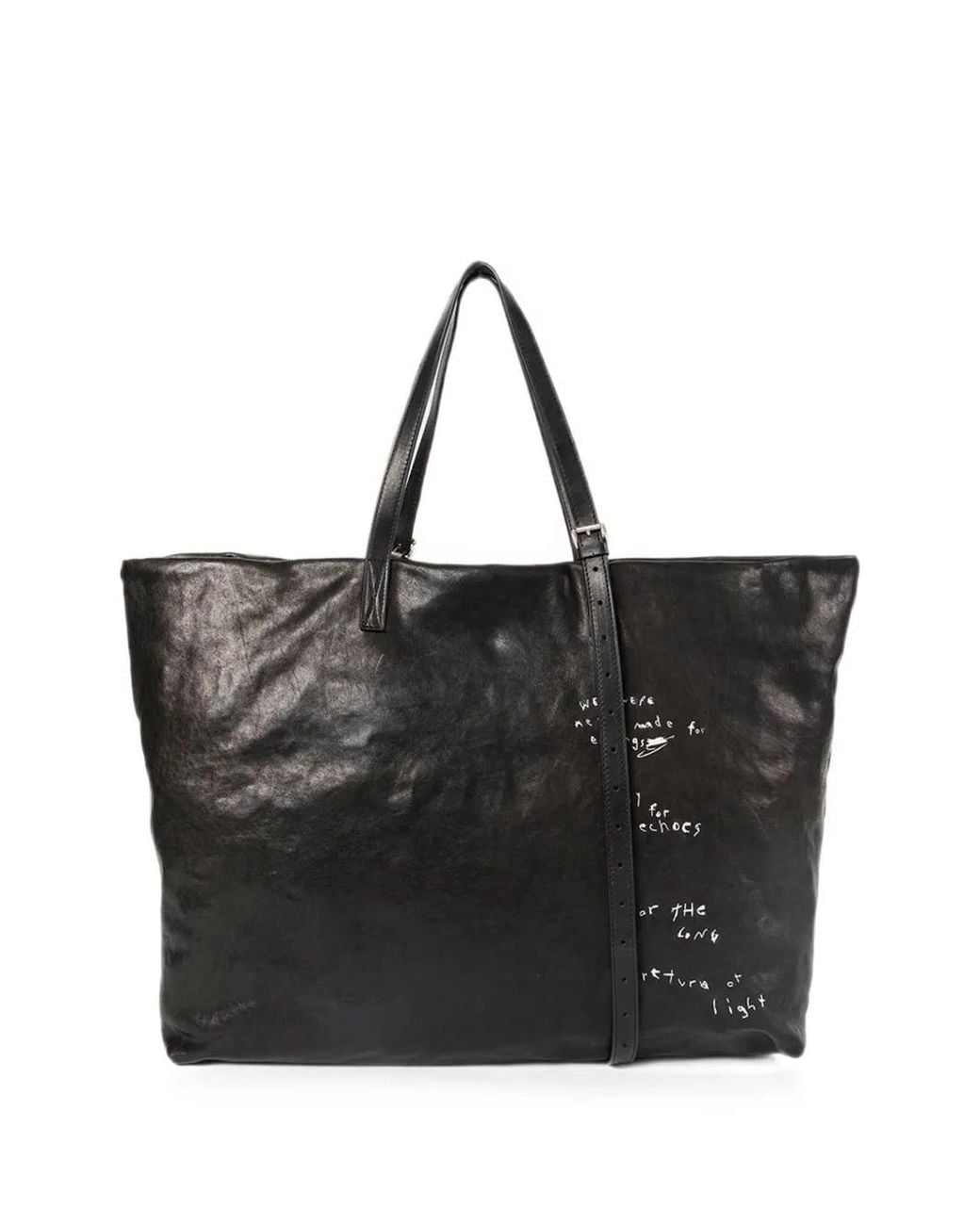 Ann Demeulemeester Black Bes The Return Of Light Tote Bag
