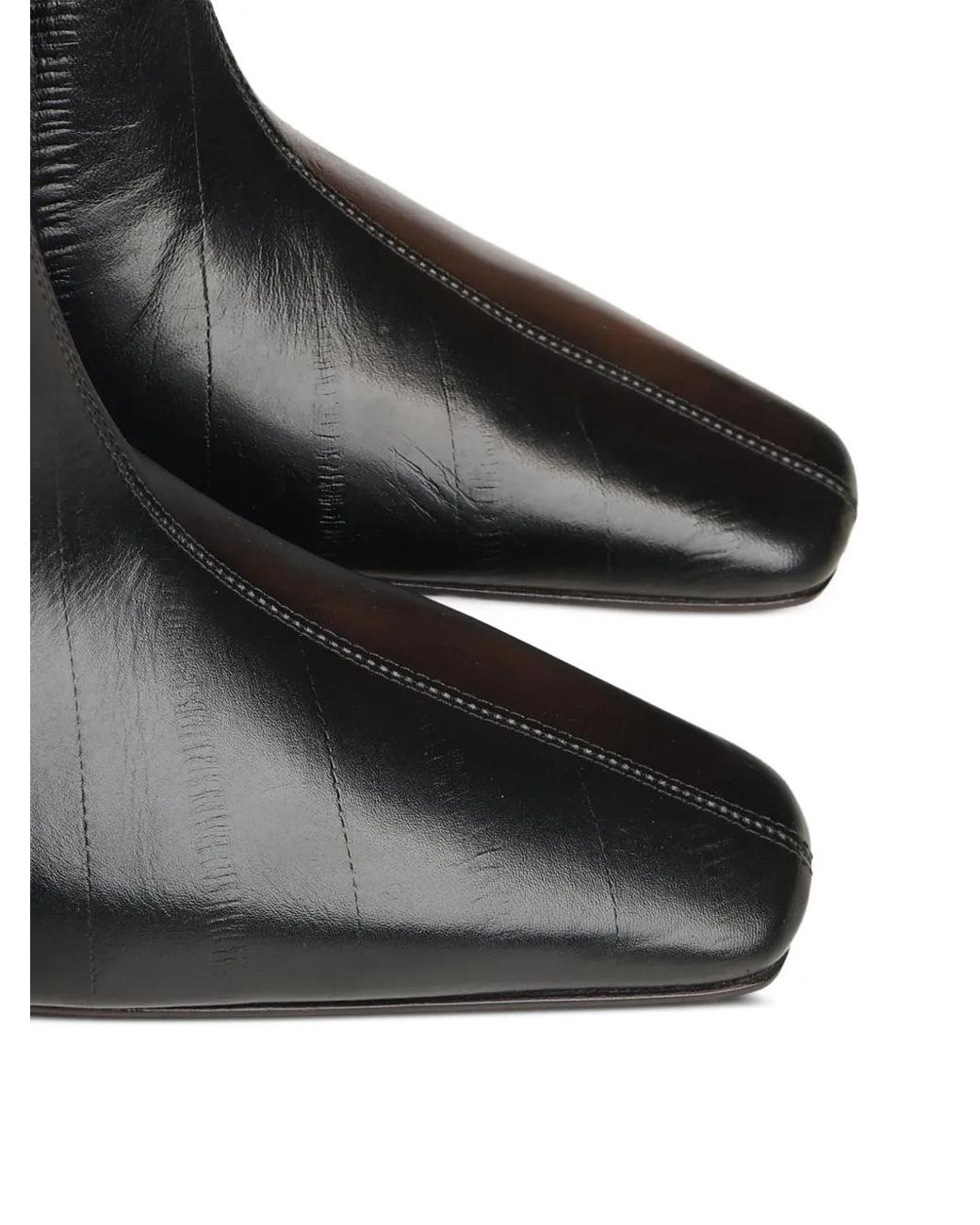 Giuliano Galiano Black 60Mm Stefy Leather Ankle Boots