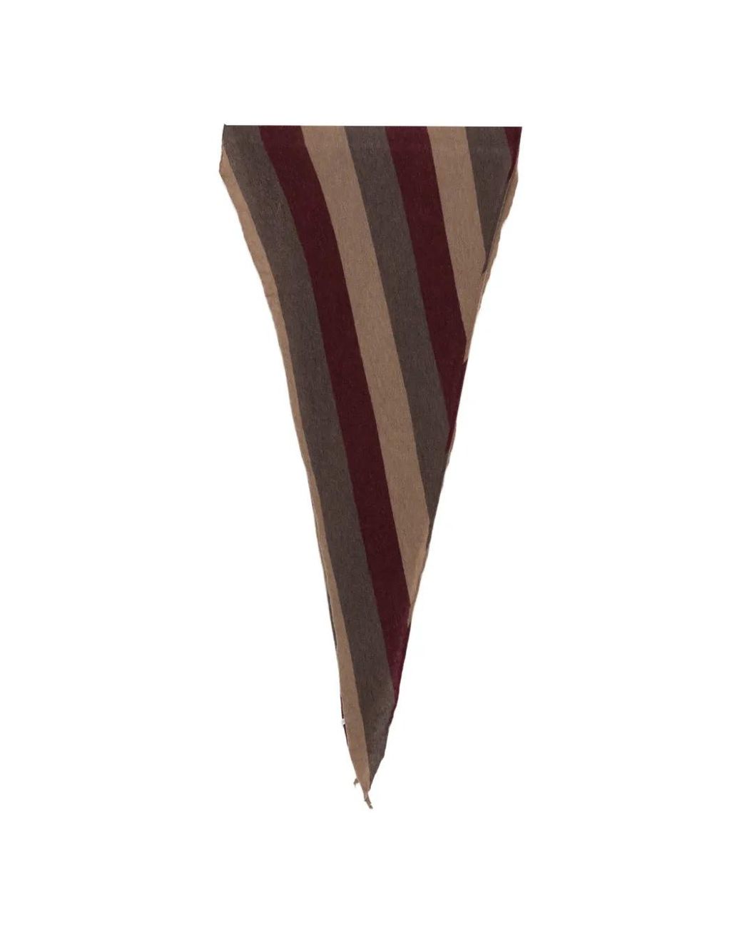 Bufanda A Rayas Botto Giuseppe de color Brown