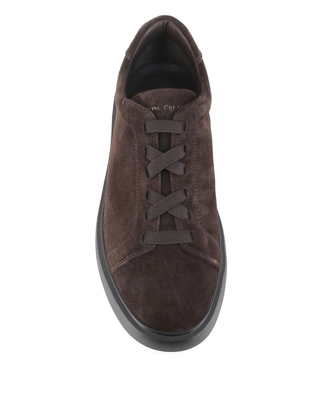 Officine Creative Brown Suede Lace-Up Sneakers for men