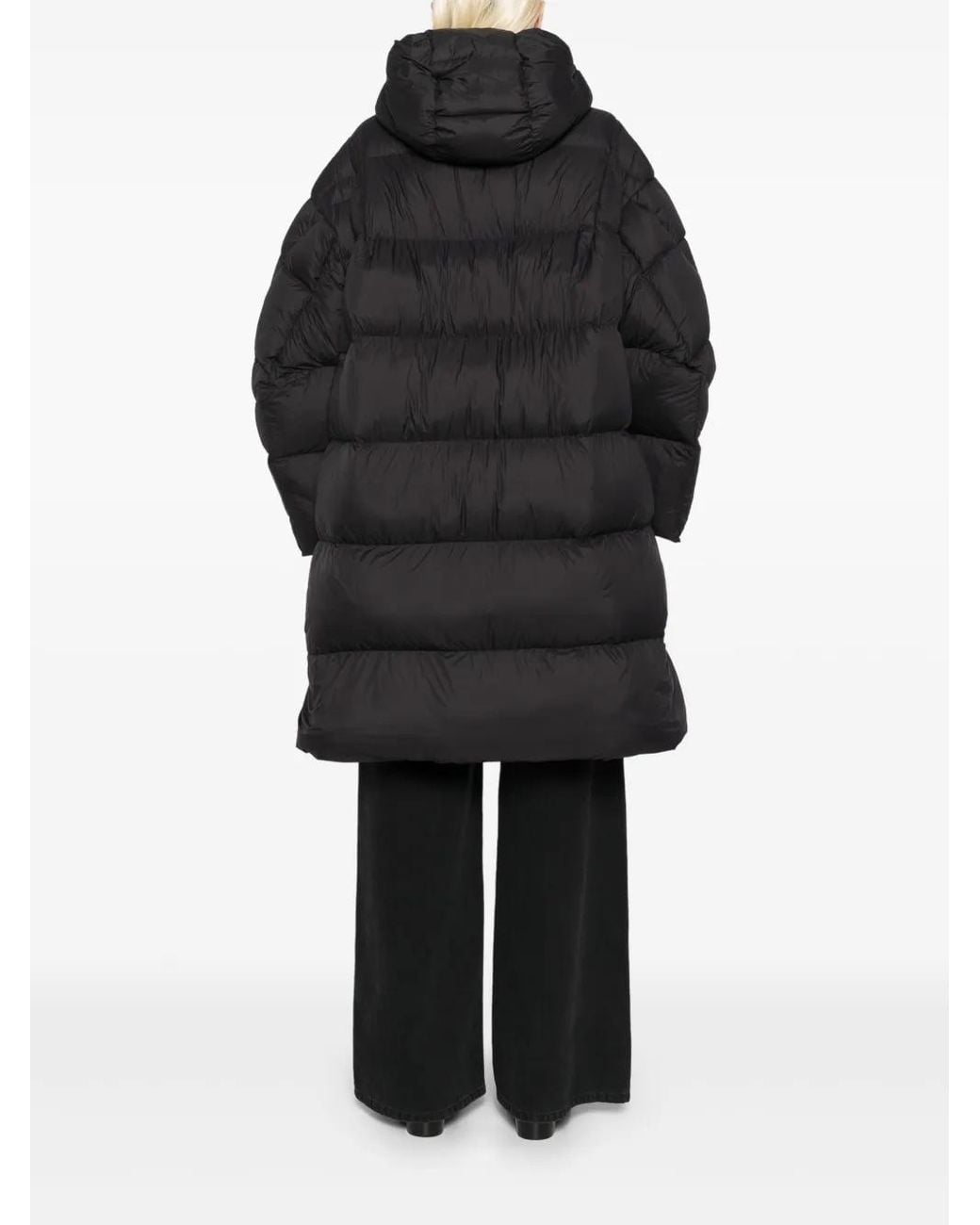 JNBY Black Hooded Puffer Jacket