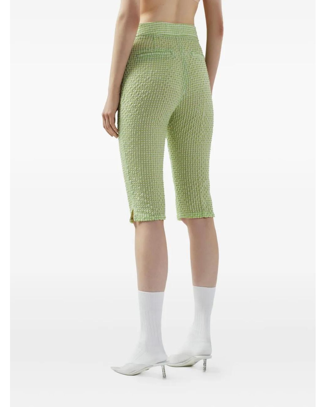 Gcds Vichy Capri Broek in het Green