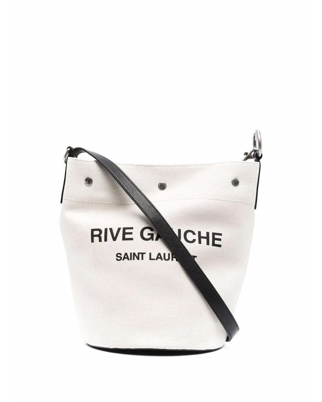 Saint Laurent Multicolor Logo-Print Bucket Shoulder Bag for men