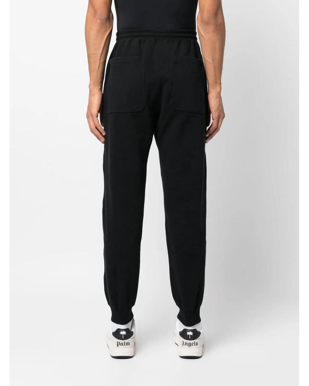 Neighborhood Black Logo Embroidery Track Pants for men