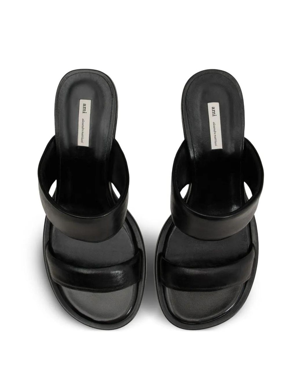 AMI Black Sandals Pumps