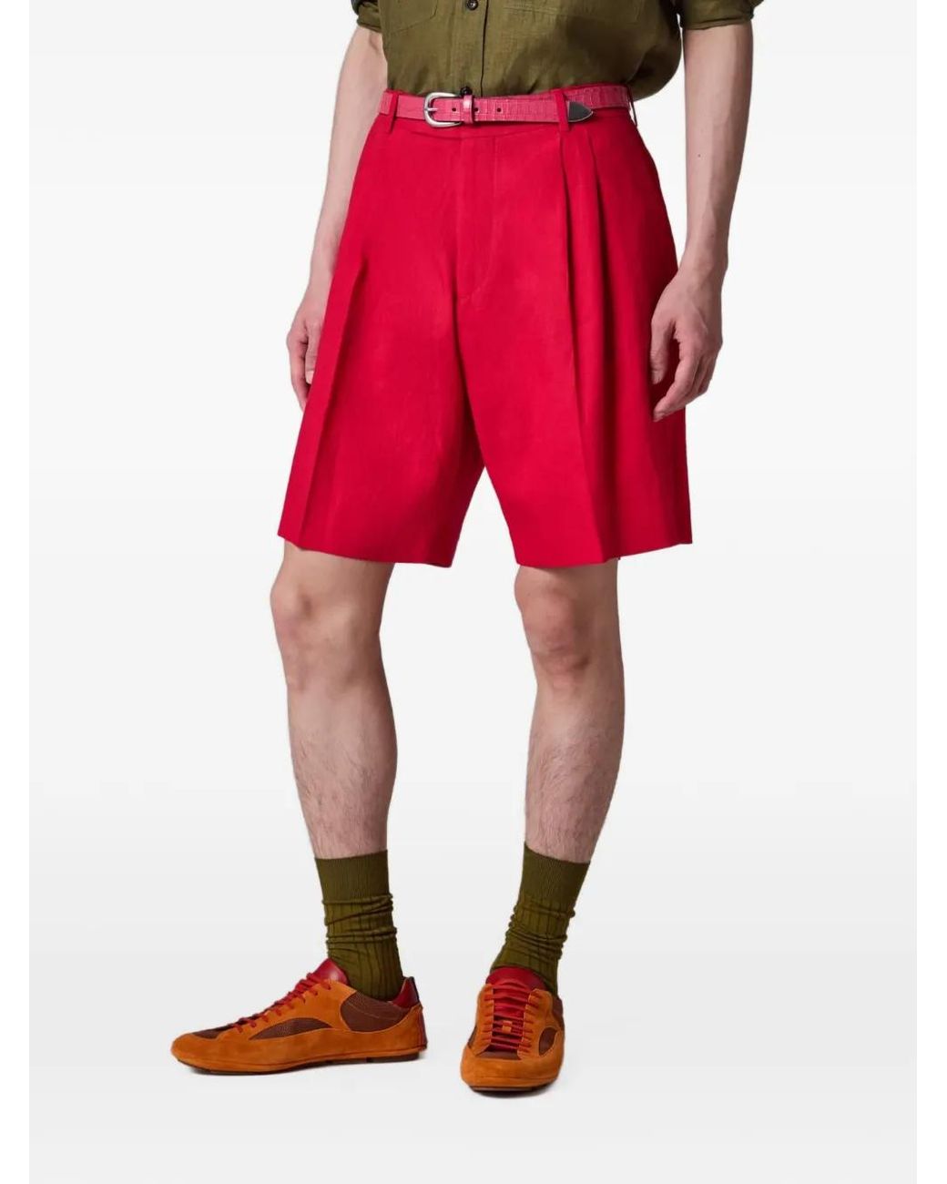 Paul Smith Linen Tailored Shorts for men