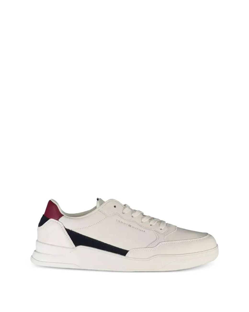 Tommy Hilfiger White Panelled Low-Top Sneakers for men