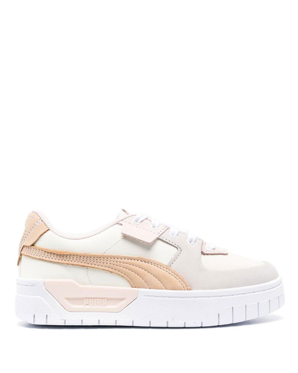 PUMA Mayze Low-top Platform Sneakers in White | Lyst
