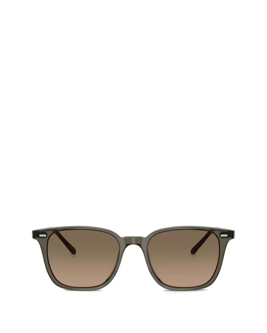Oliver Peoples Gray Laedin Square-Frame Sunglasses