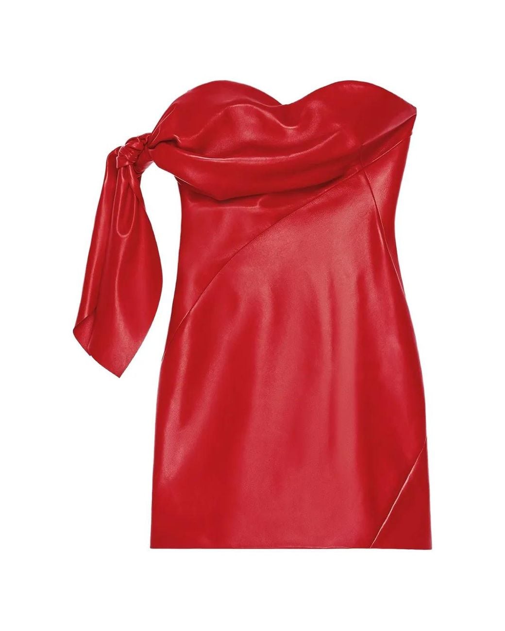 Givenchy Geknoopte Strapless Jurk in het Red