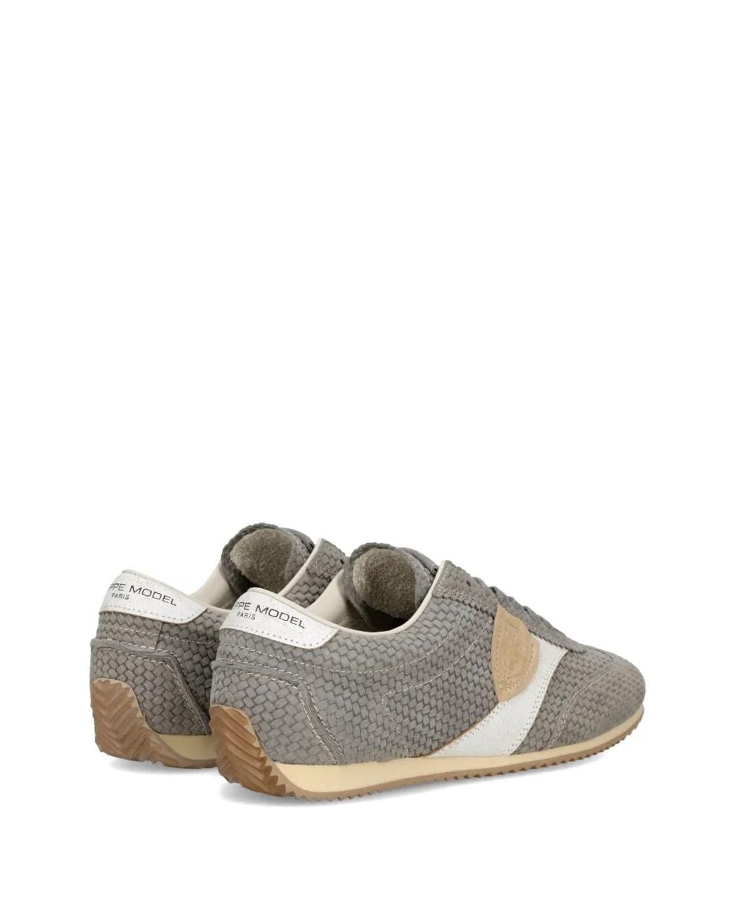 Philippe Model White Lace-Up Fastening Sneakers