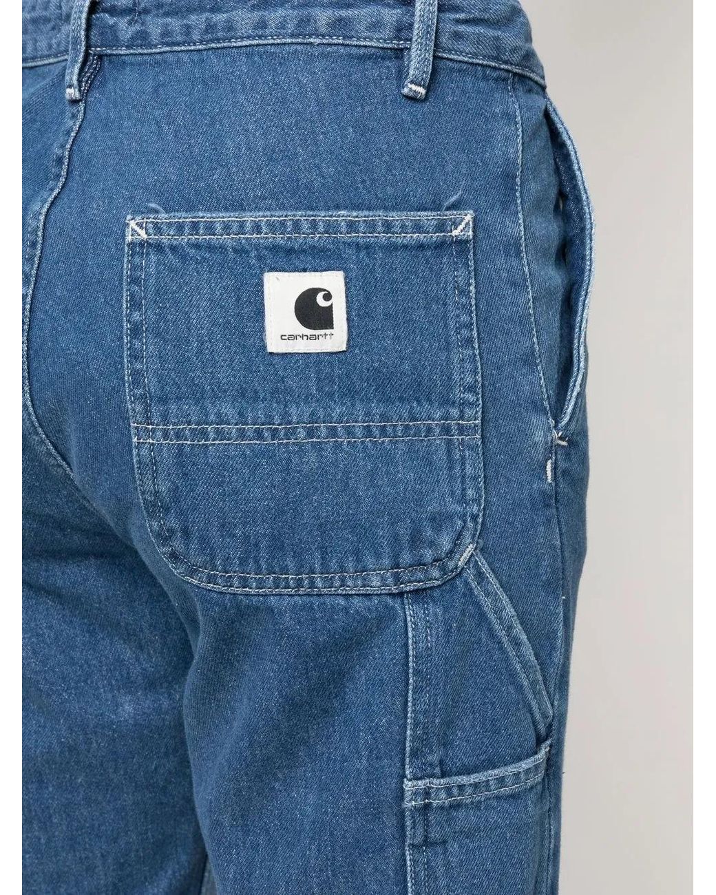 Carhartt Blue Pierce Straight-Leg Jeans