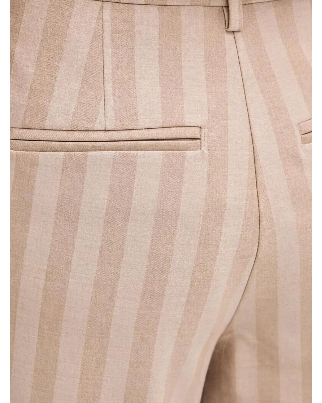 Sisley Natural Striped Trousers