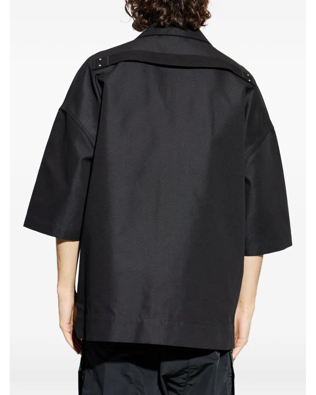 Rick Owens Black Magnum Tommy Shirt for men
