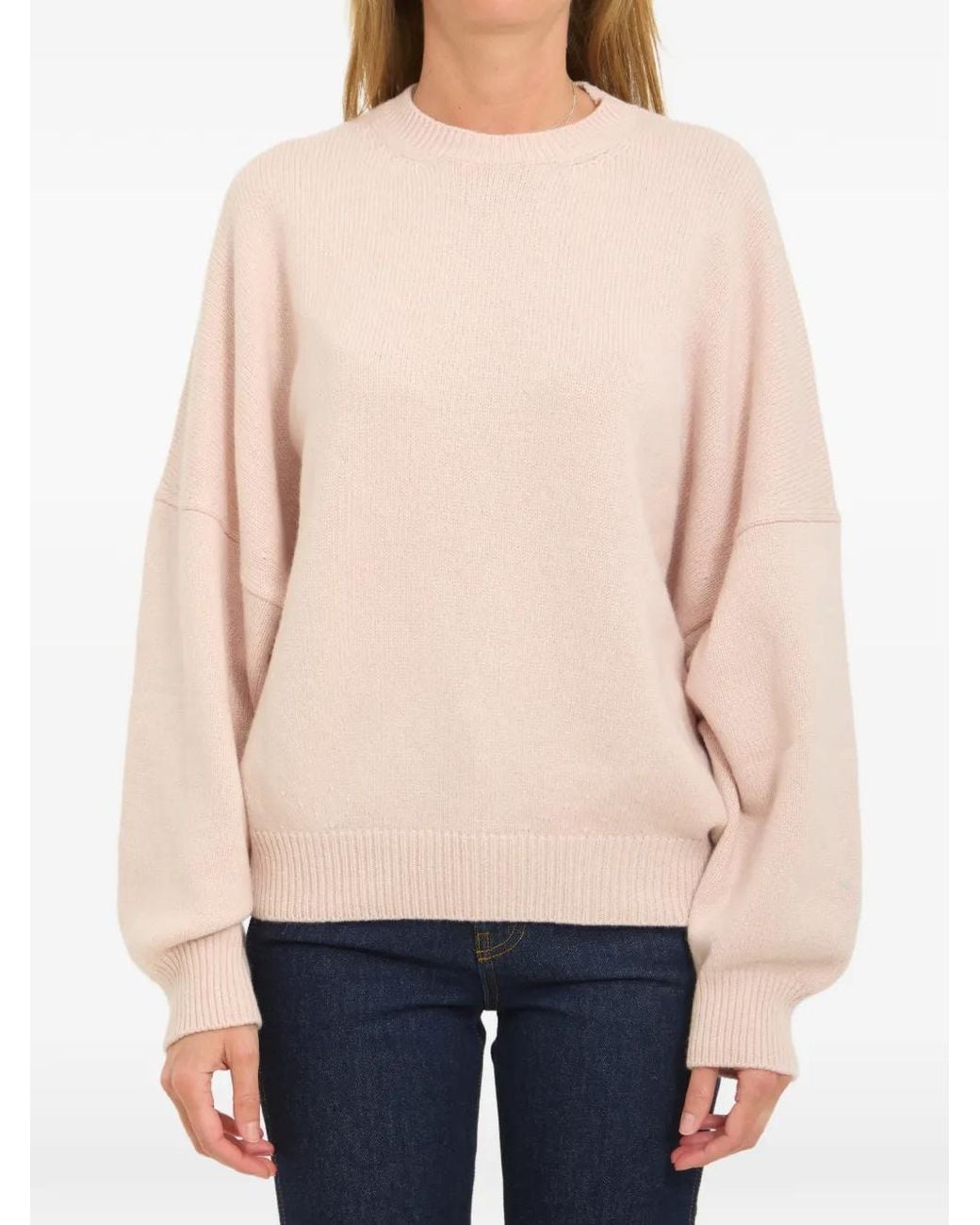 Khaite Blue Cashmere Sweater Margaux