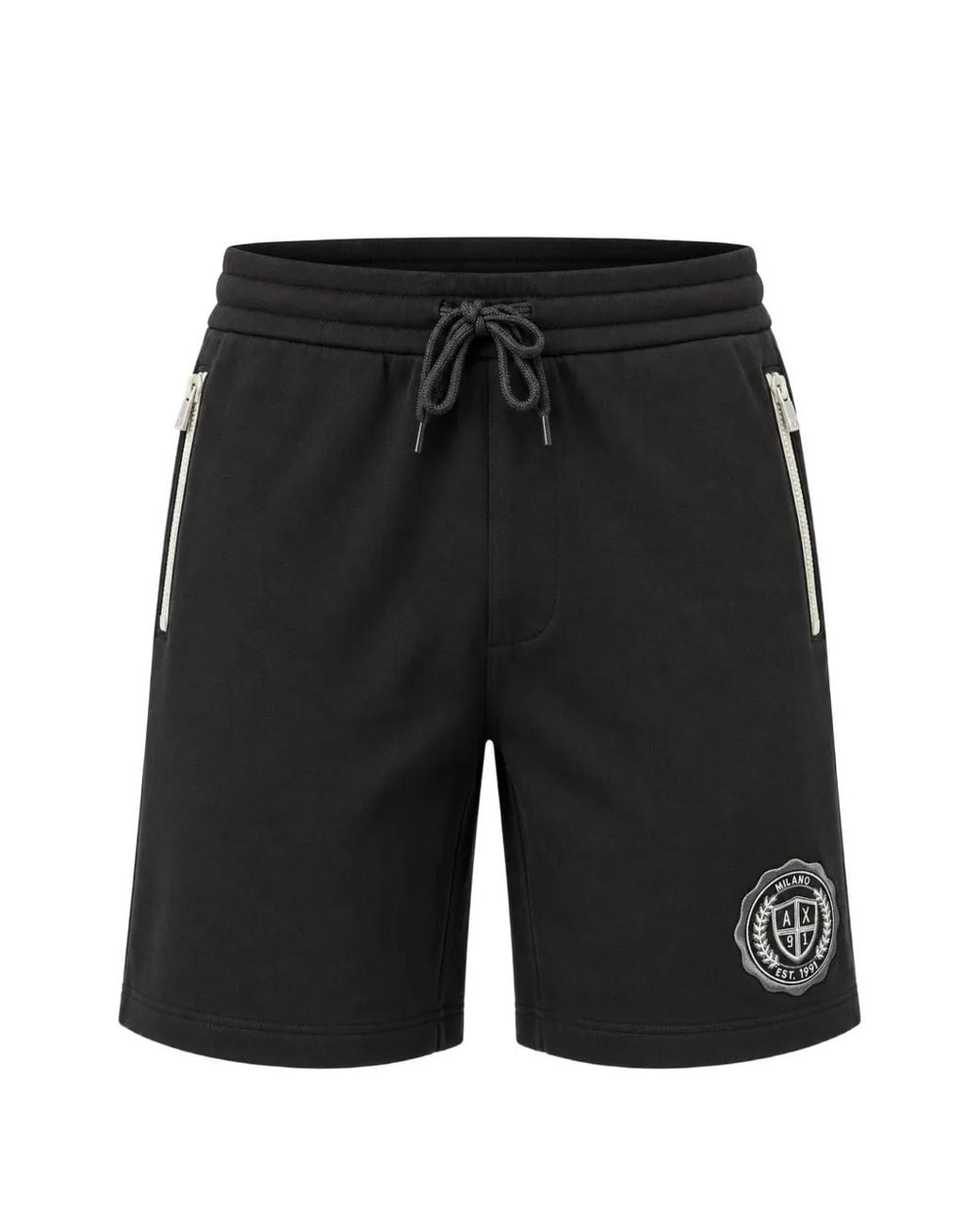 Short À Patch Logo ARMANI EXCHANGE pour homme en coloris Black