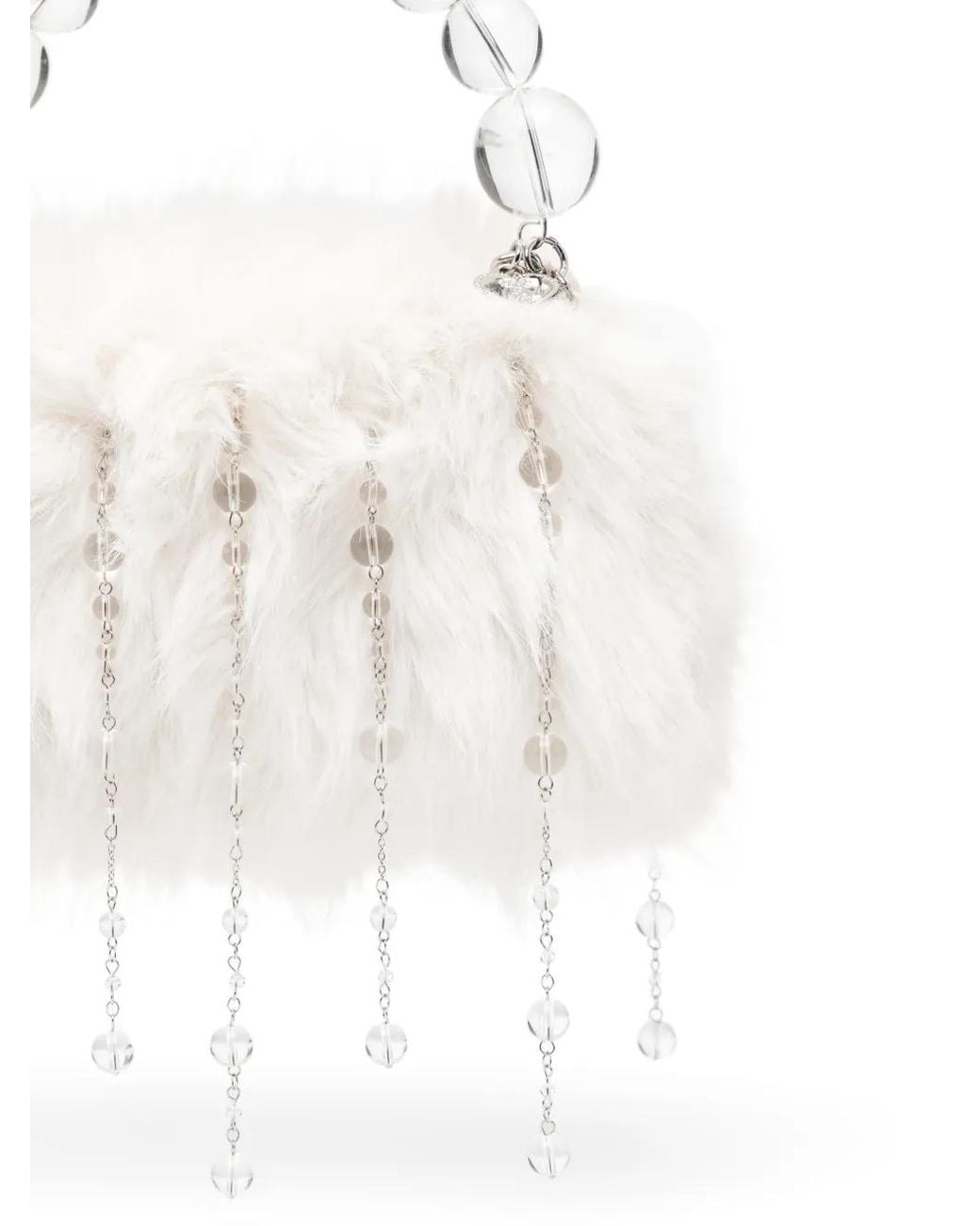 Rockfish White X Susan Fang Furry Tote Bag