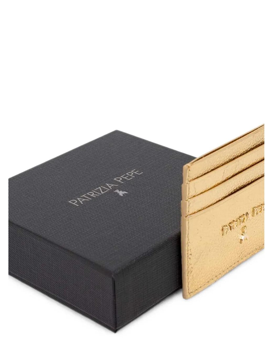 Patrizia Pepe Natural Leather Card Holder