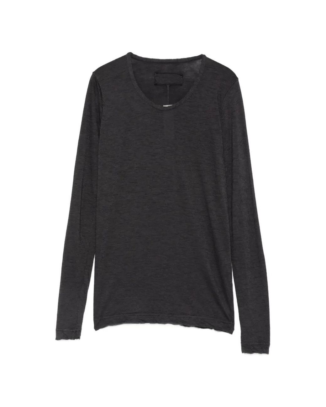 Private 0204 Black Long-Sleeve Top