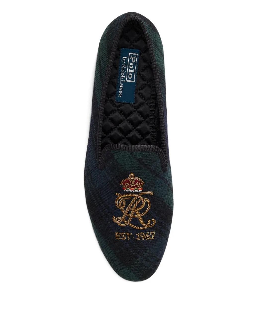 Polo Ralph Lauren Paxton Crest-Embroidered Loafers in Blue for Men