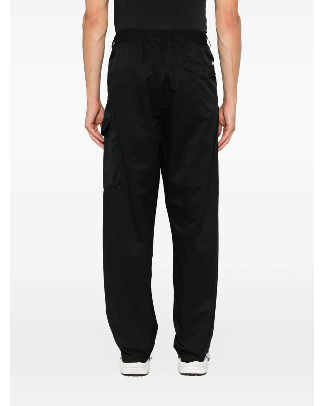 C P Company Black Lens-Detail Cargo Pants for men