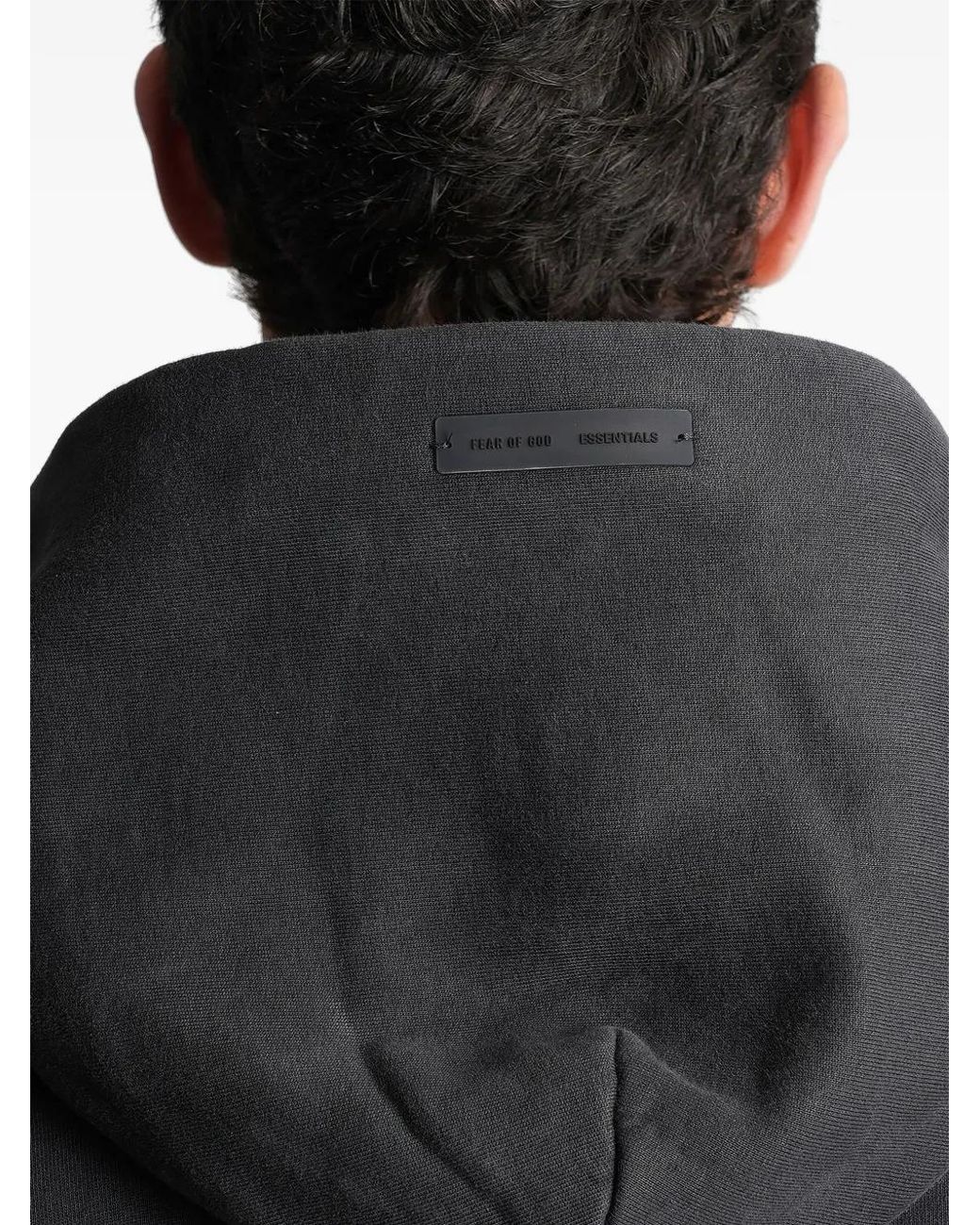 Fear Of God Black Double-Zip Long-Sleeve Hoodie for men