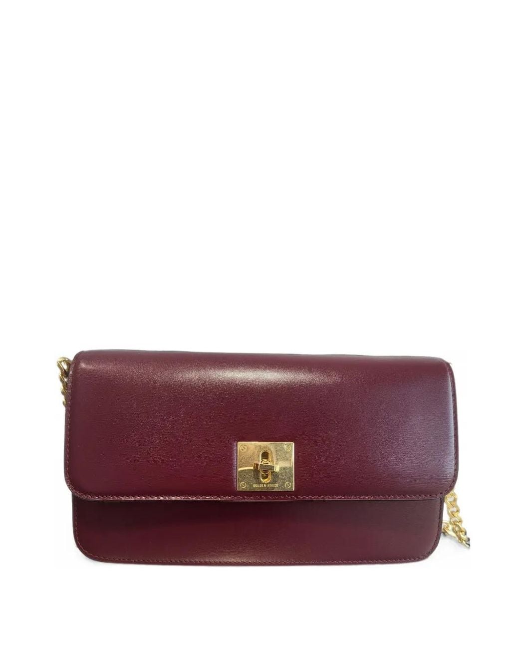 Golden Goose Deluxe Brand Purple Gioia Leather Shoulder Bag