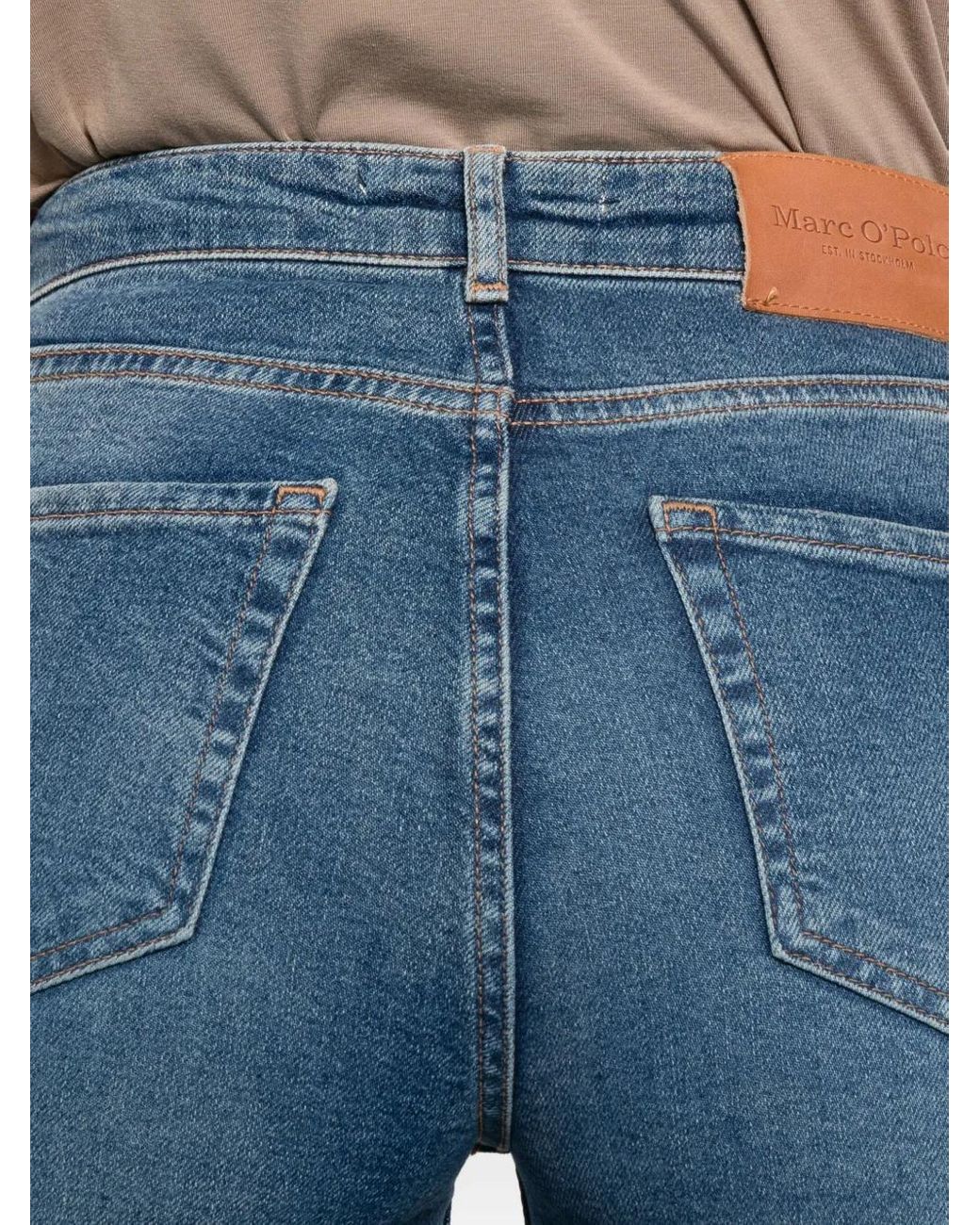 Marc O' Polo Blue Cotton-Blend Jeans