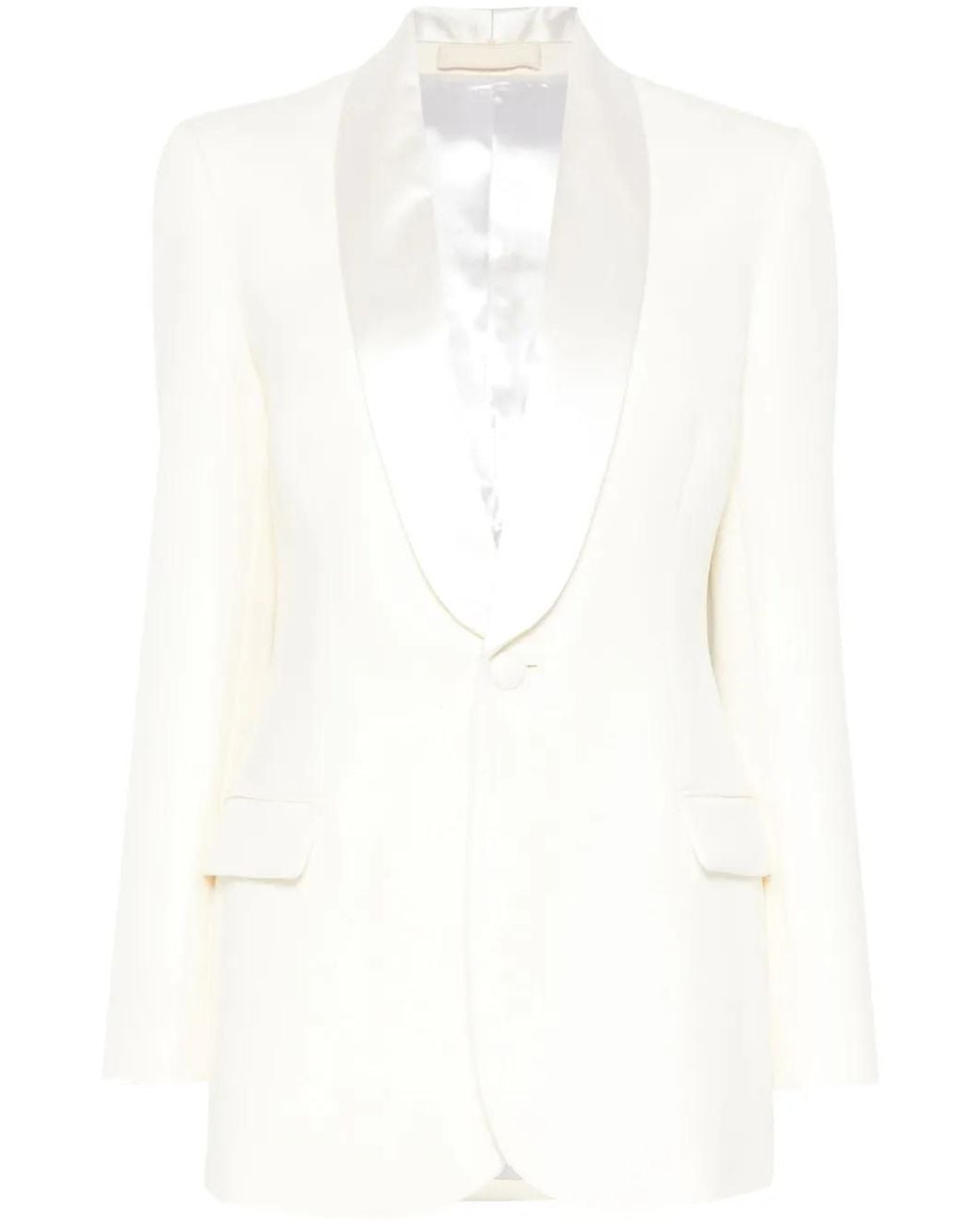 Wardrobe NYC White Tuxedo Blazer