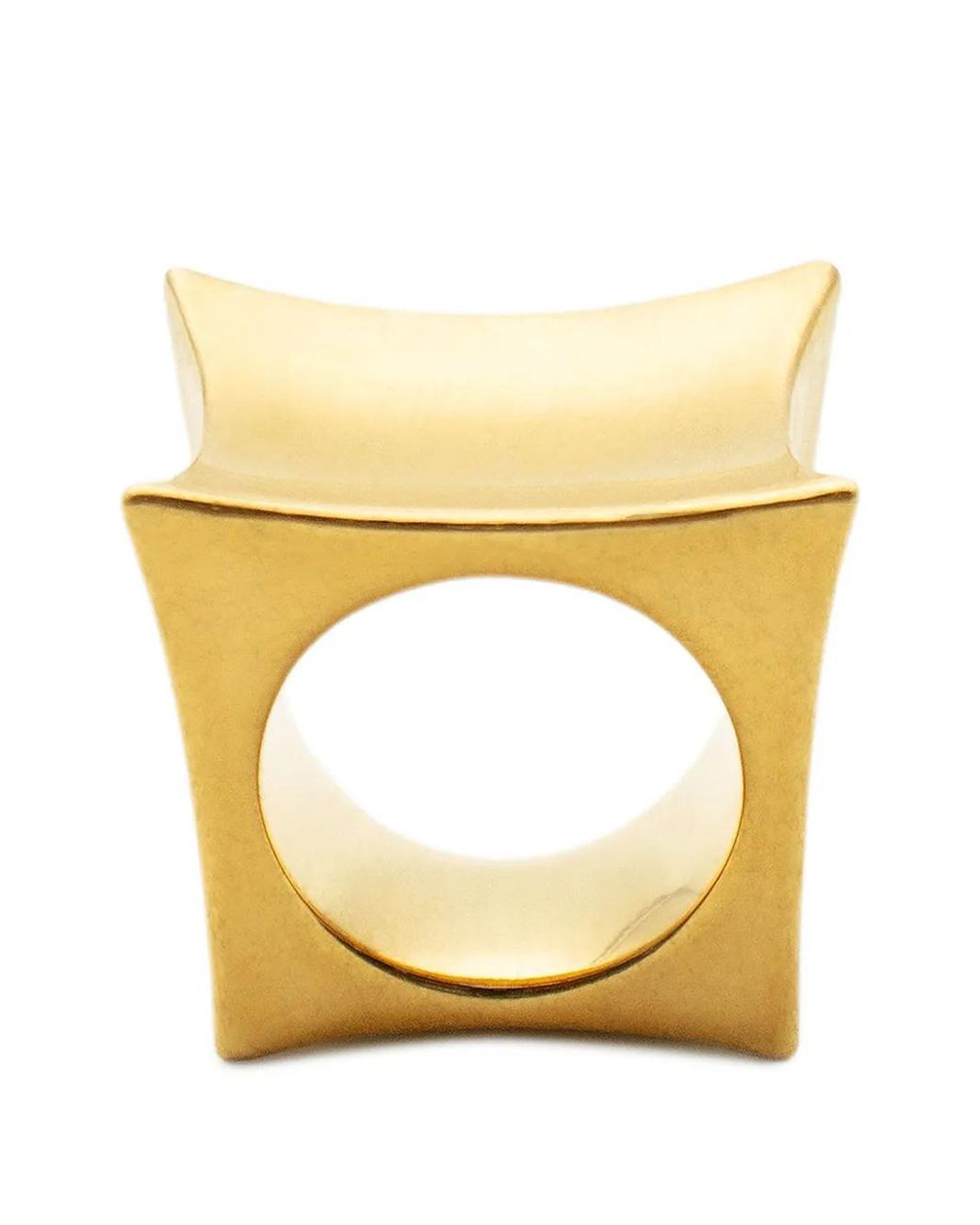 Hugo Kreit Yellow Chunk Ring