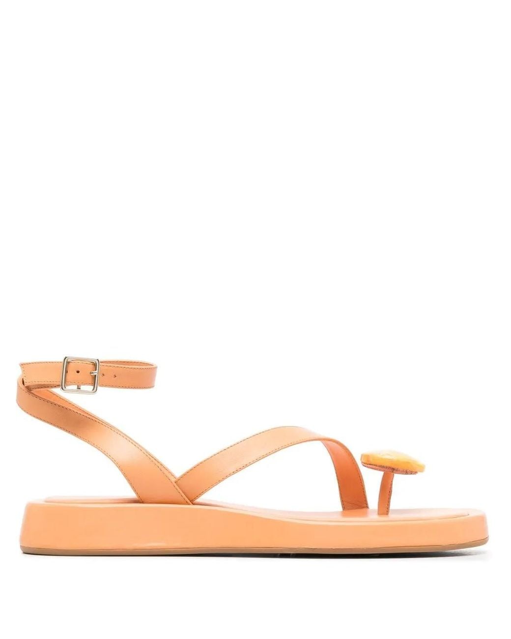Gia Borghini Pink Sandales À Bout Ouvert