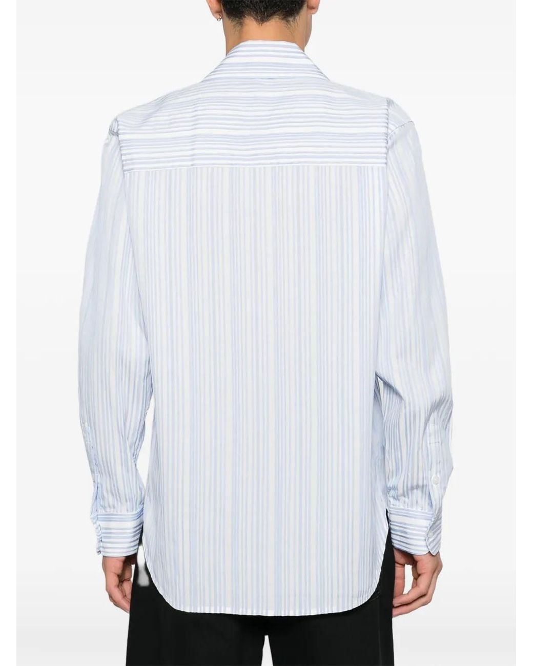 Camicia A Righe di Jonathan Simkhai in White da Uomo