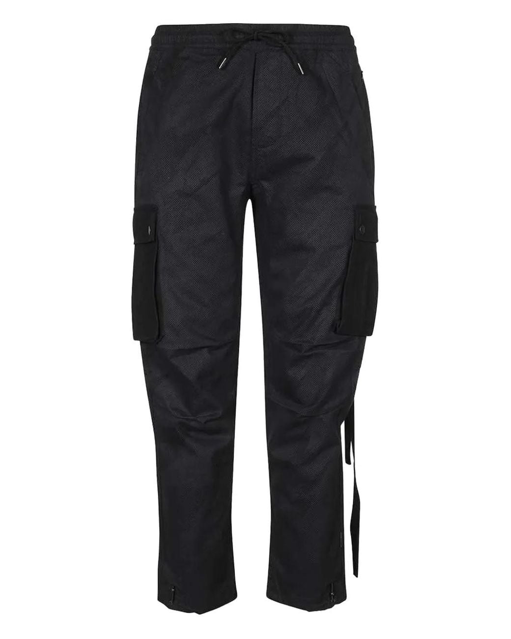 Maharishi Blue Elasticated-Waistband Cargo Trousers for men