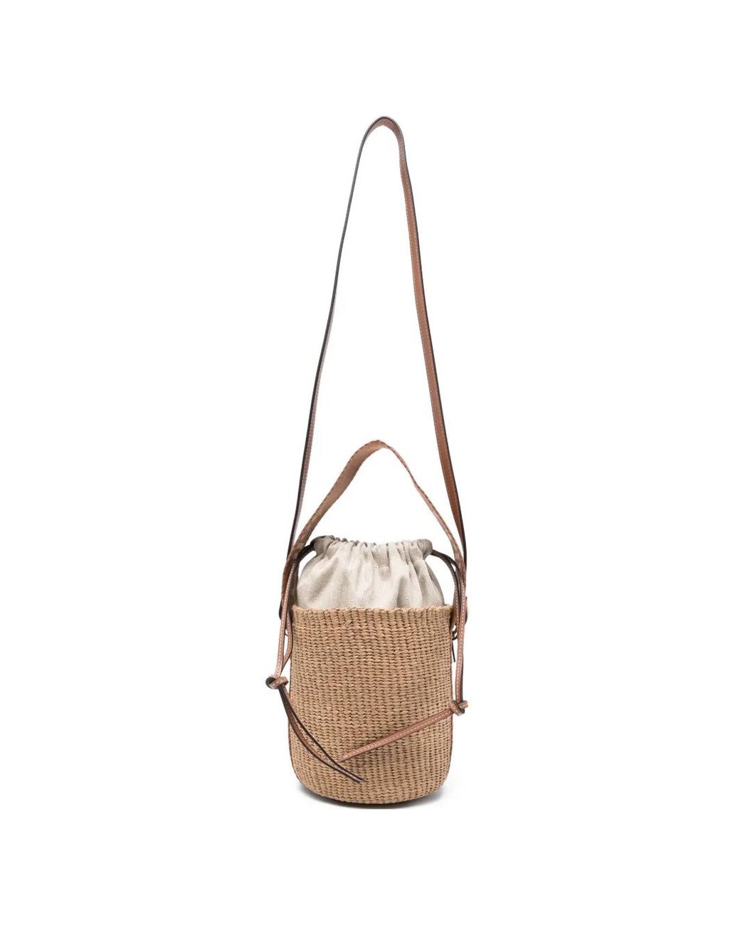 Chloé Metallic Woody Bucket Bag