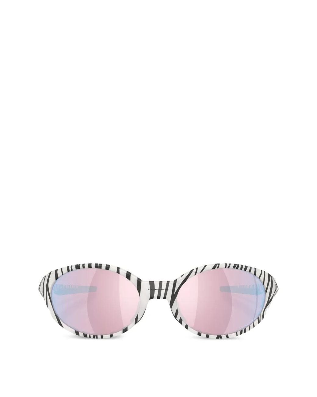 Oakley Pink Zebra-Print Cat Eye-Frame Sunglasses for men