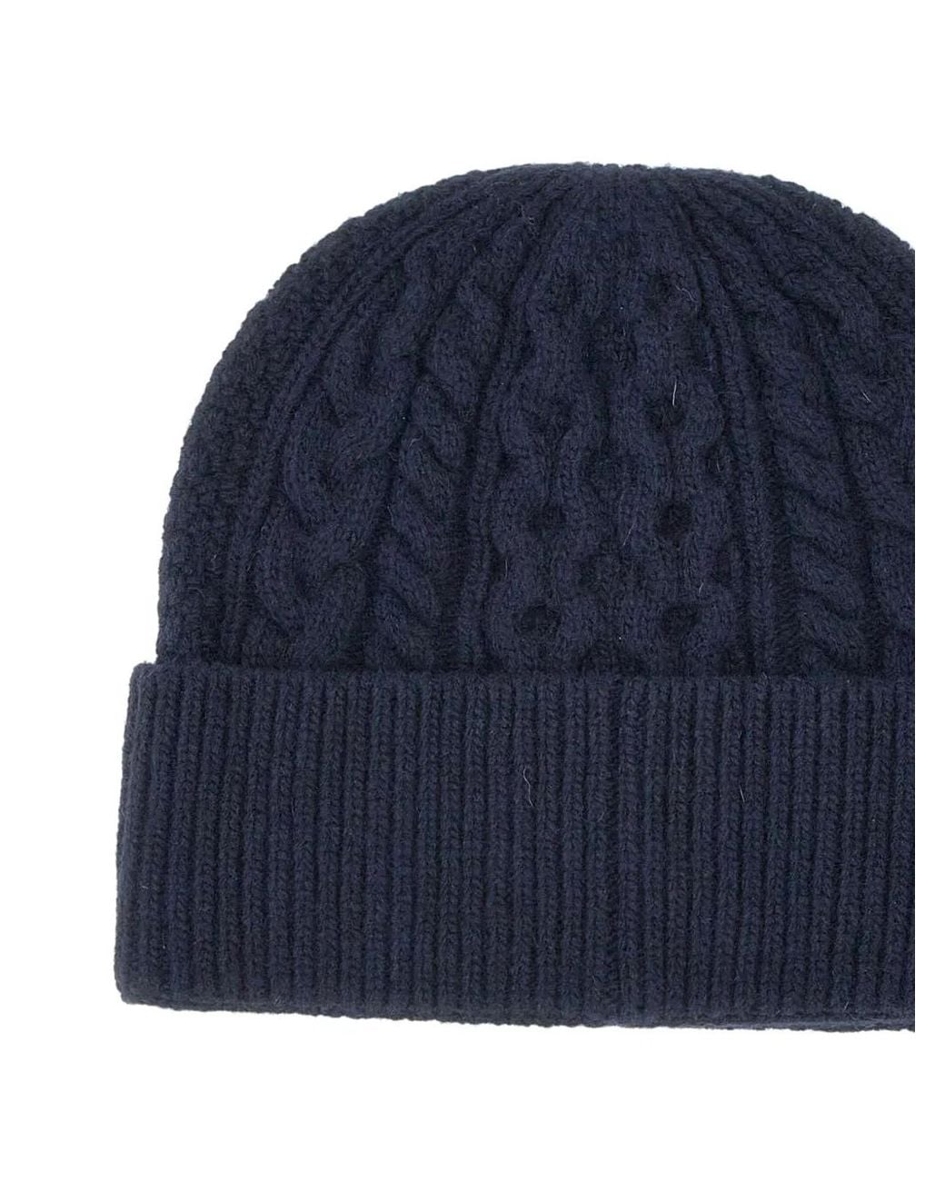 Carhartt Blue Bonnet Caster En Maille Torsadée for men