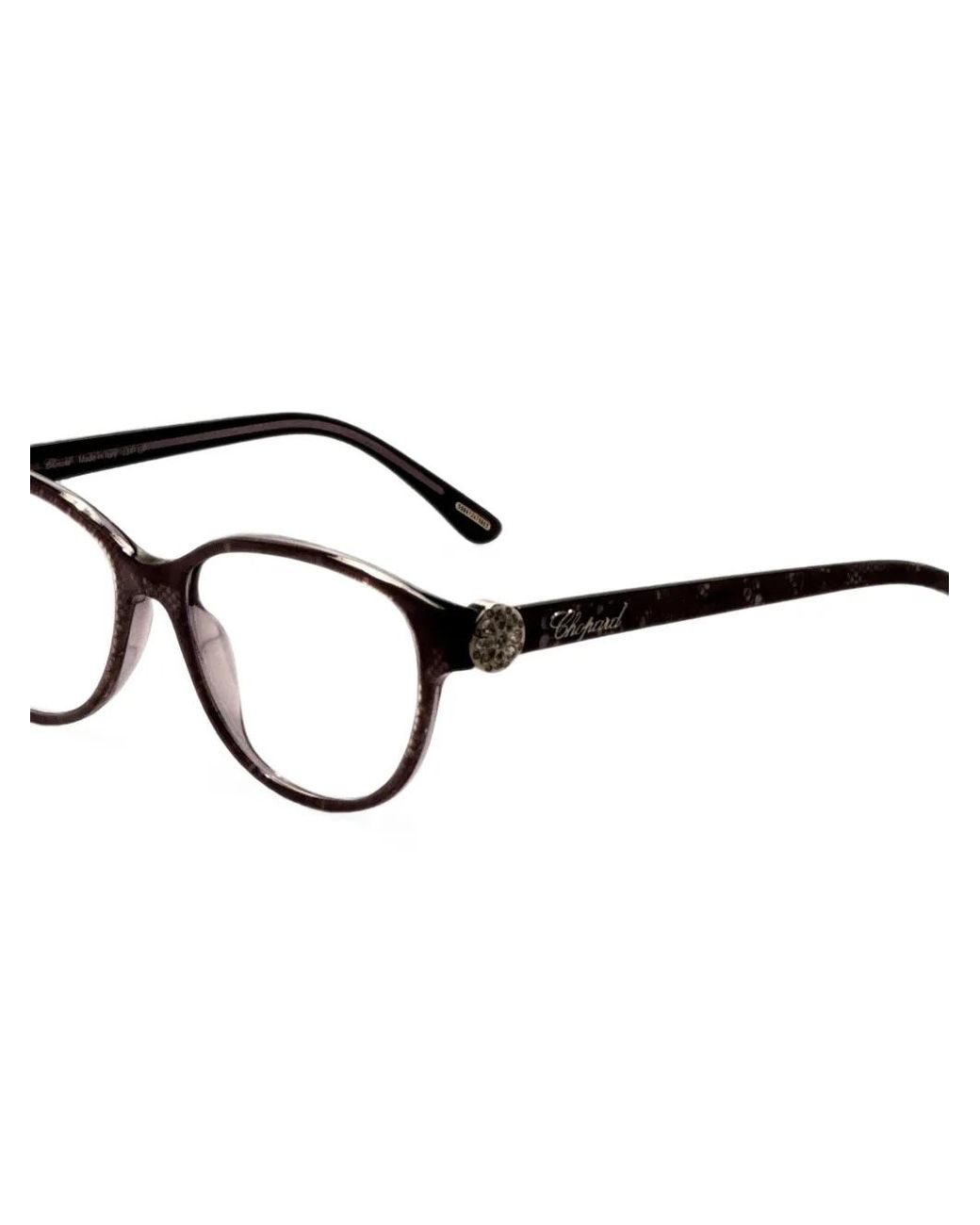 Chopard Black Lunettes De Vue Lace À Monture Géométrique