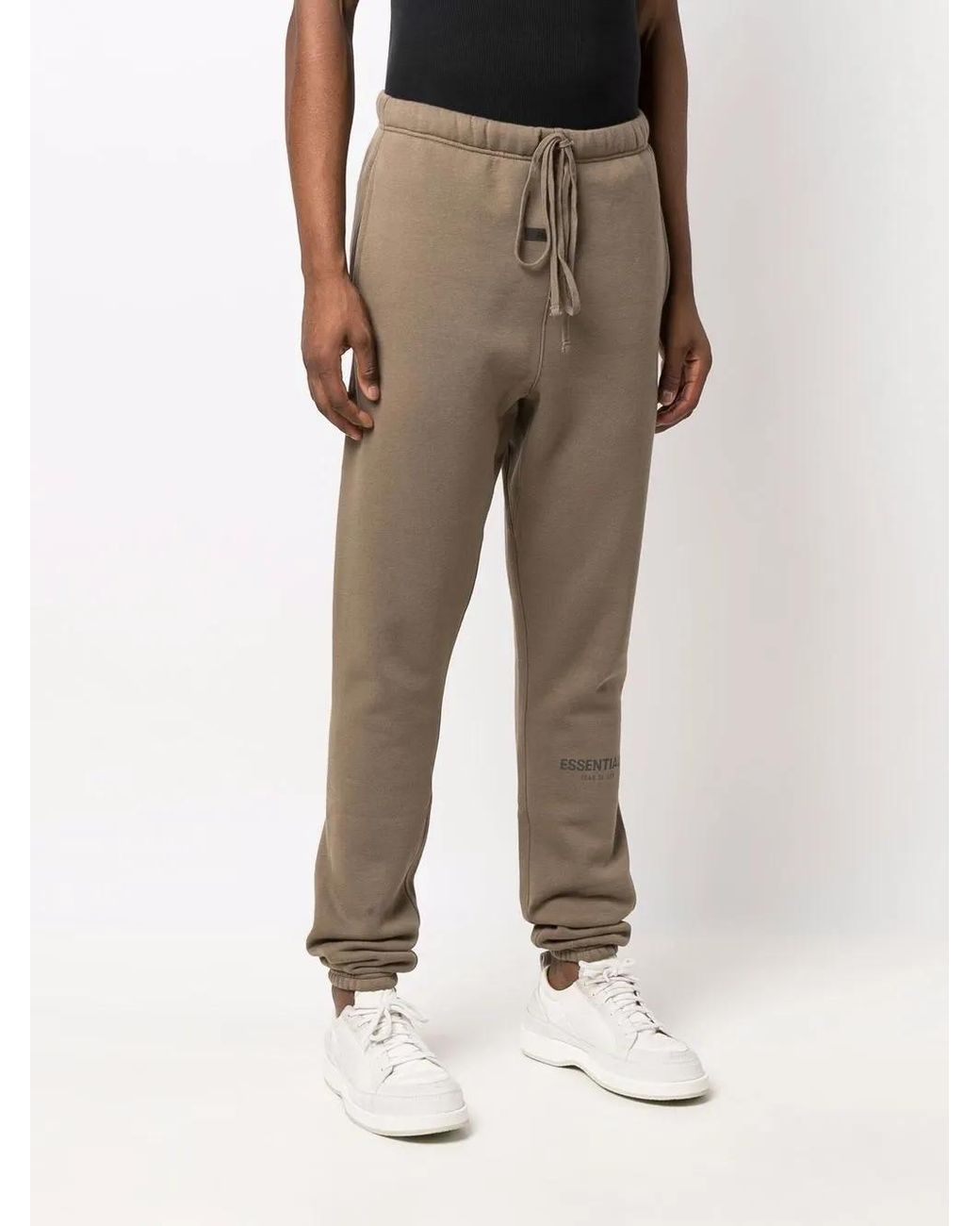 Fear Of God Natural Logo-Print Track Pants for men