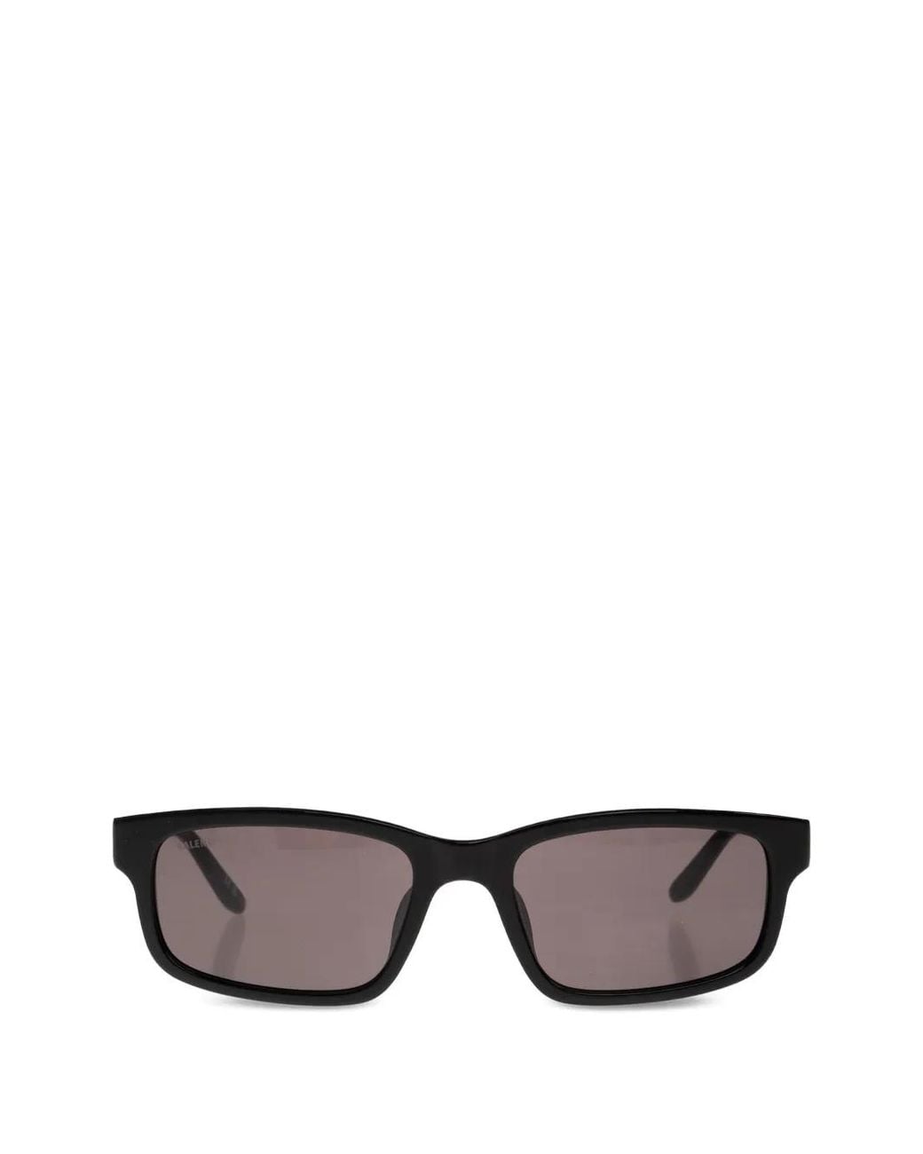 Balenciaga Gray Daily Rectangle-Frame Sunglasses for men