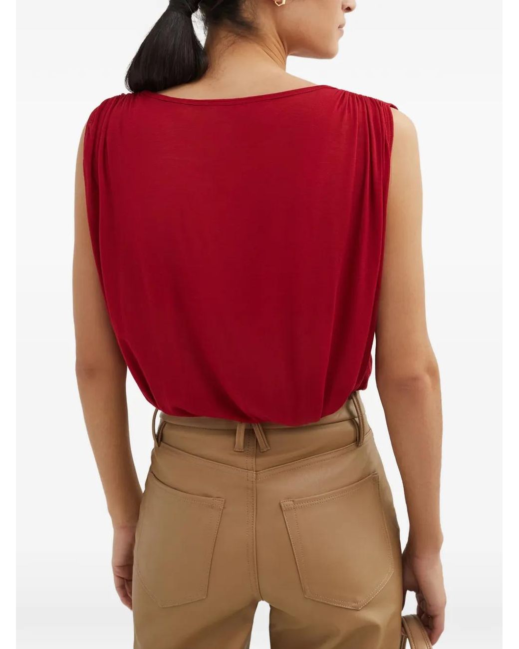 MARCELLA Red Greenwich Village Top