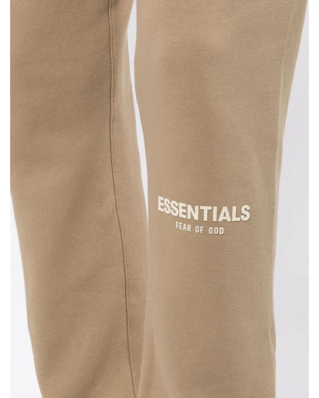Fear Of God Natural Logo-Print Track-Pants for men