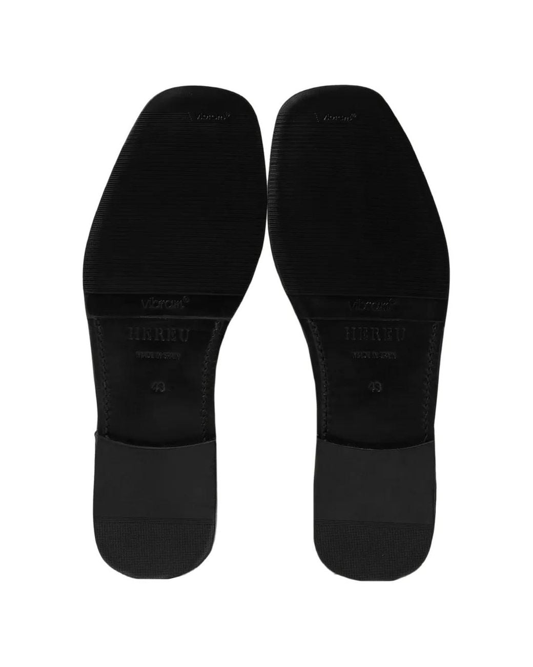 Hereu Black Interwoven Fringe-Detail Loafers for men