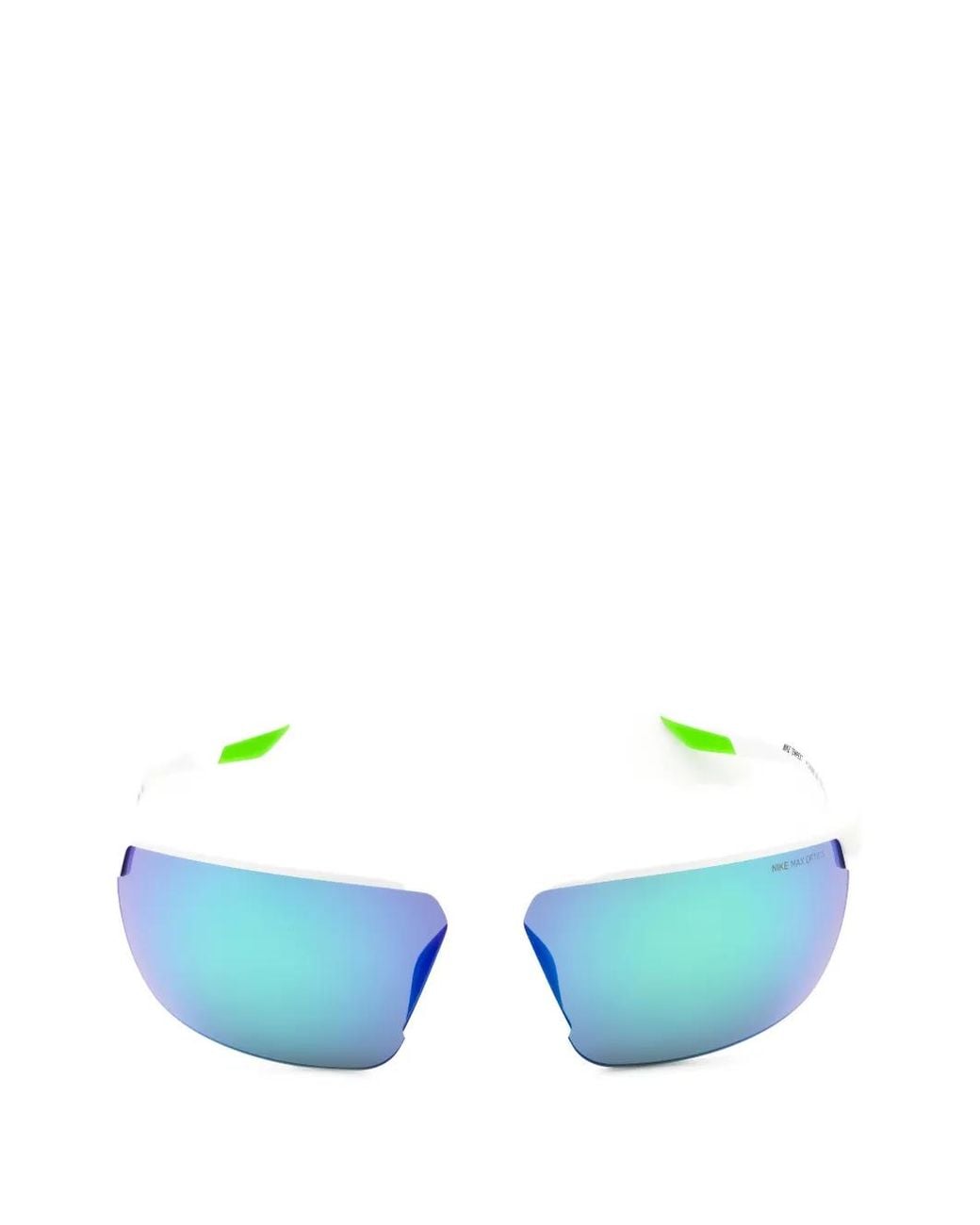 Nike Blue Tempest Rectangle-Frame Sunglasses for men