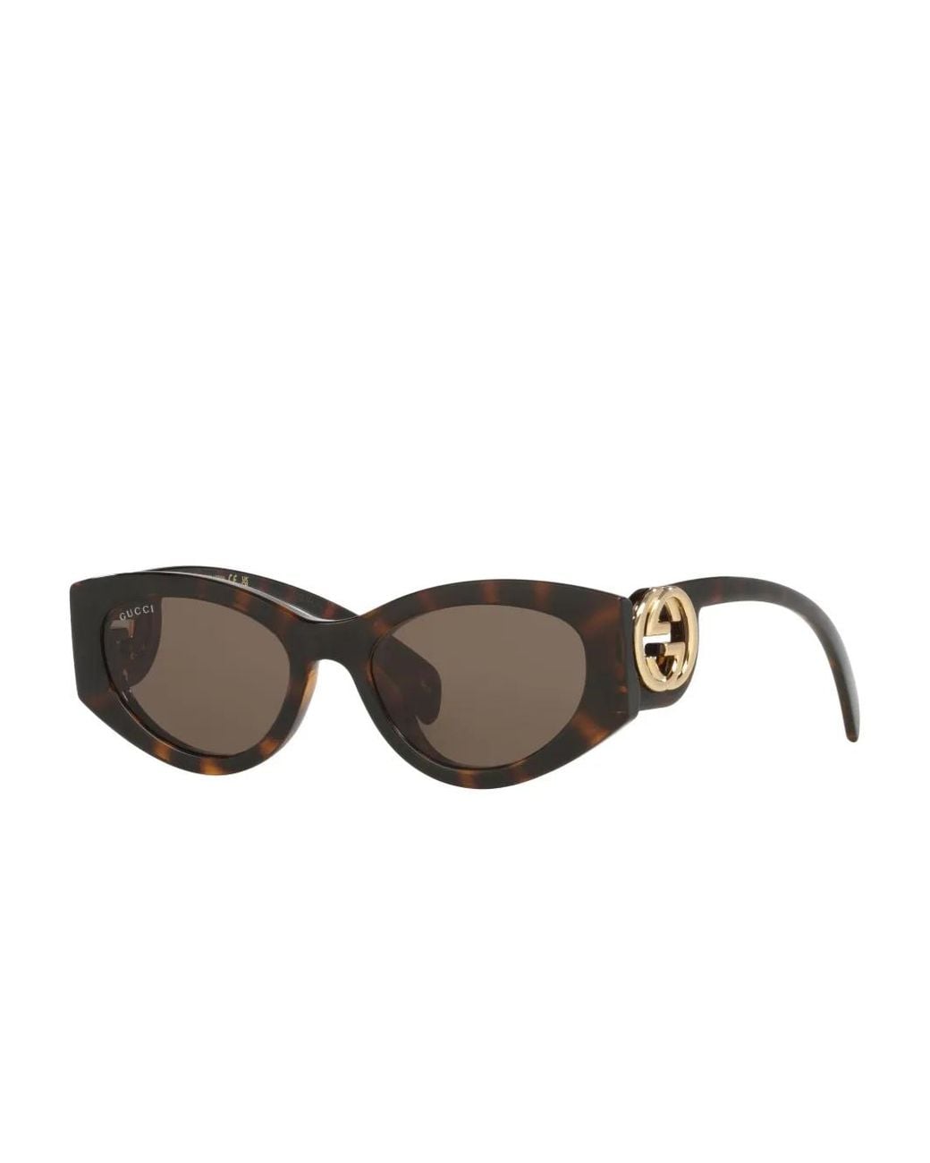 Gucci Brown Cat Eye Sunglasses