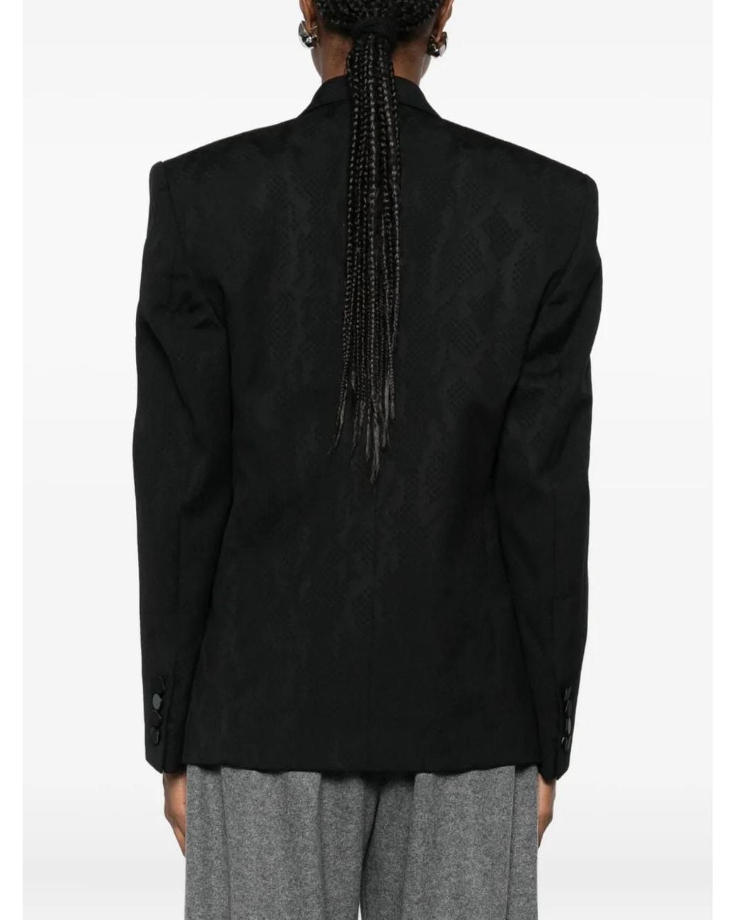 Stella McCartney Black Double-Breasted Blazer
