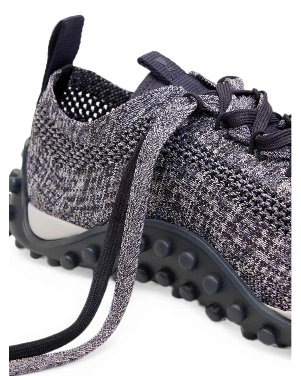 AMI White Knit Mirage Sneakers