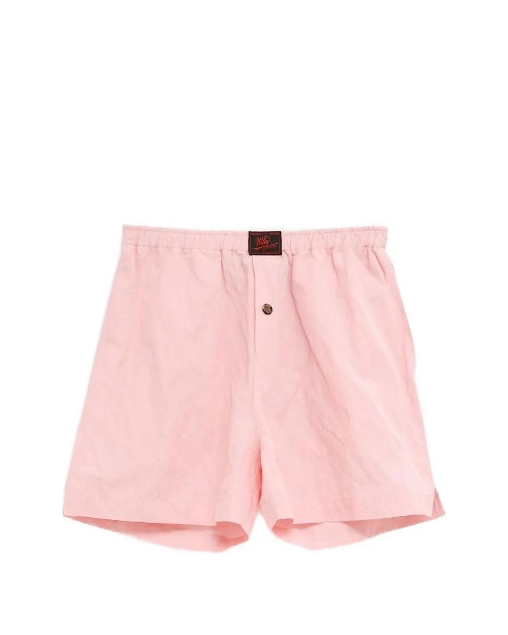 Willy Chavarria Pink Logo-Patch Boxers for men