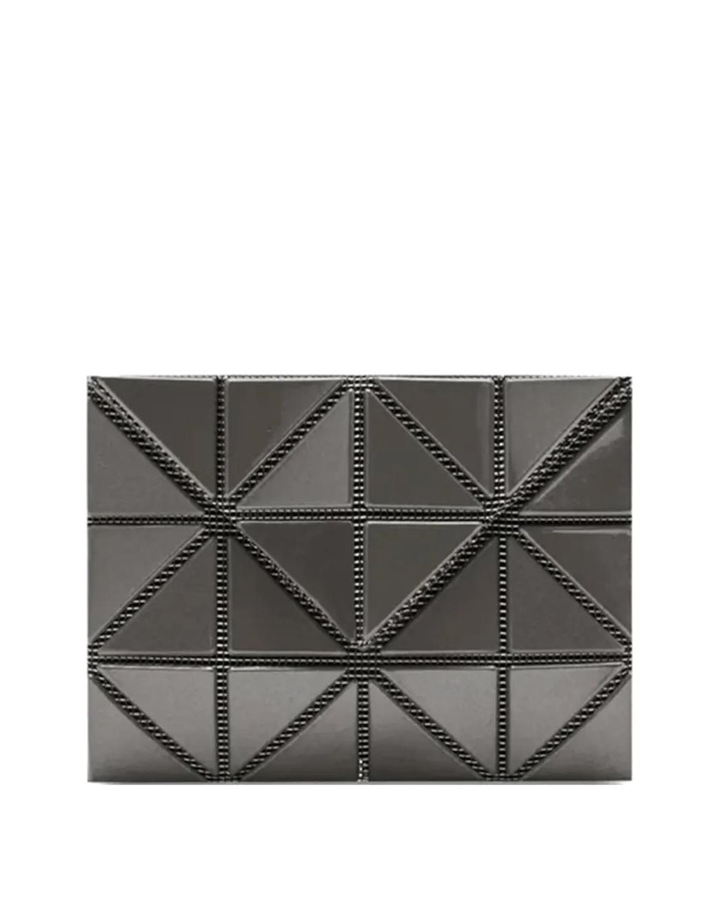 Issey Miyake Gray Geometric Wallet